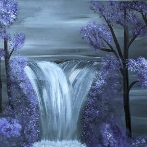 Purple Waterfall 1