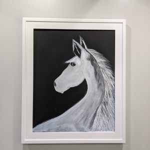 White horse scaled