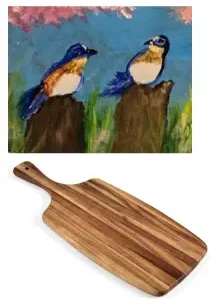 Charcuterie Blue Birds